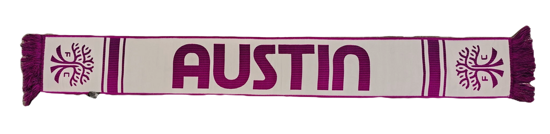 AUSTIN FC PURPLE HOOK 3RD WOVEN SCARF