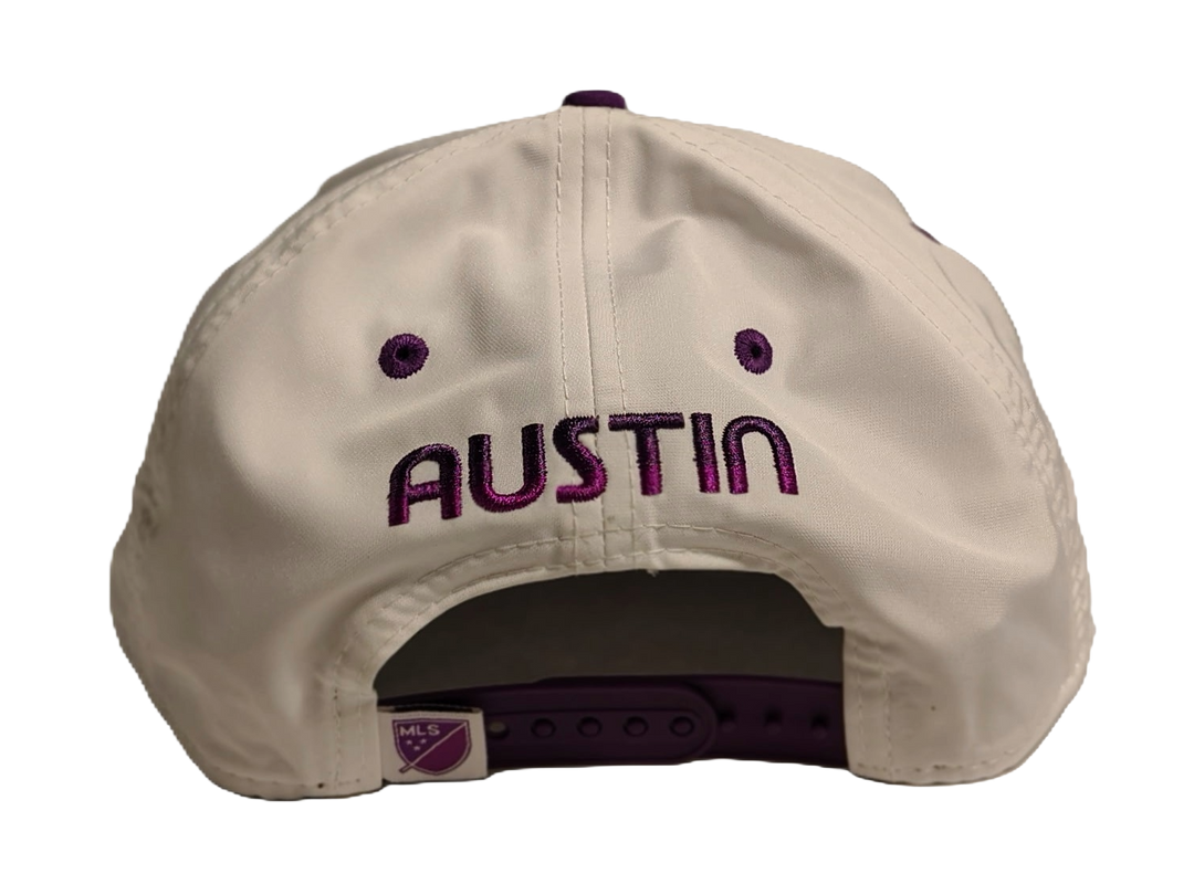 AUSTIN FC 920 WHITE PANEL PURPLE HAT