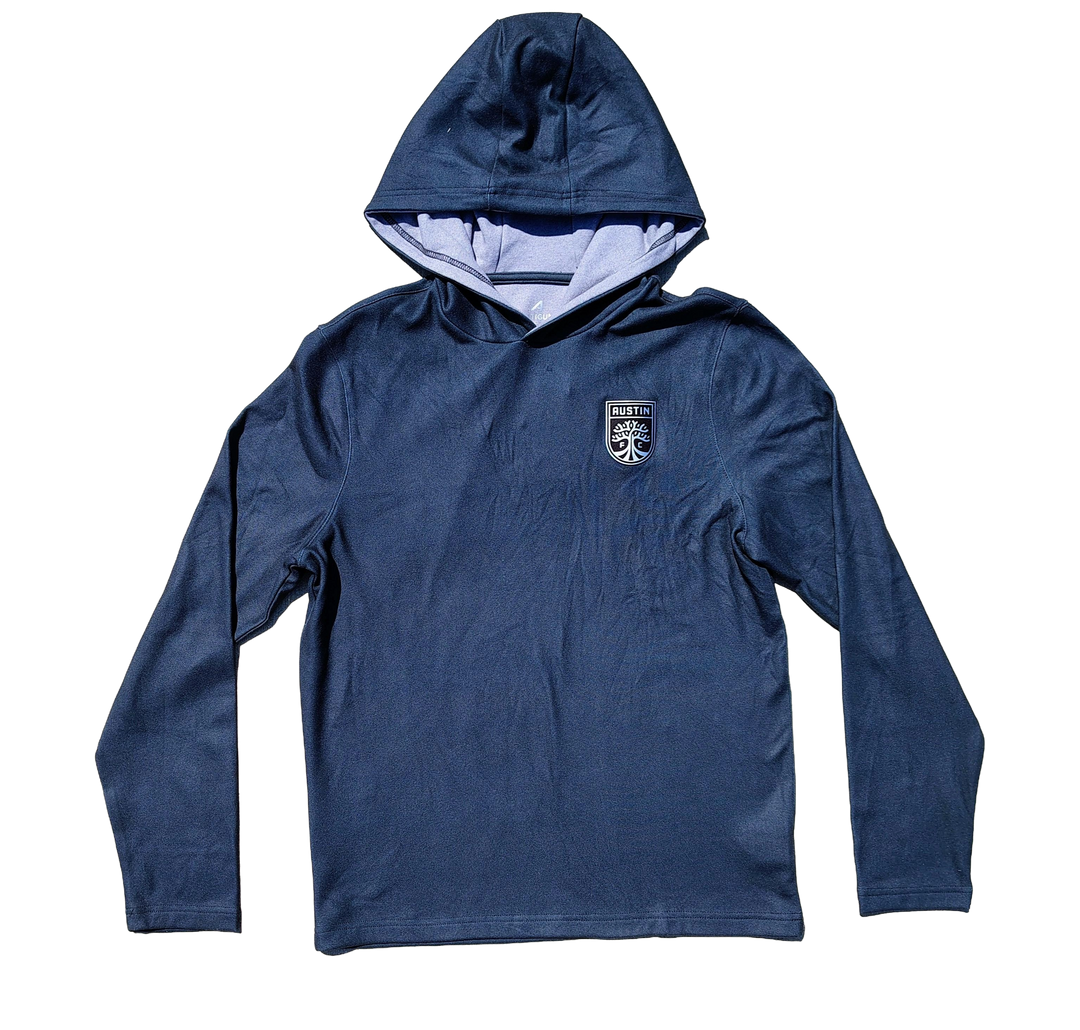 AUSTIN FC BLACK PRIMARY LOGO CADENCE HOODIE
