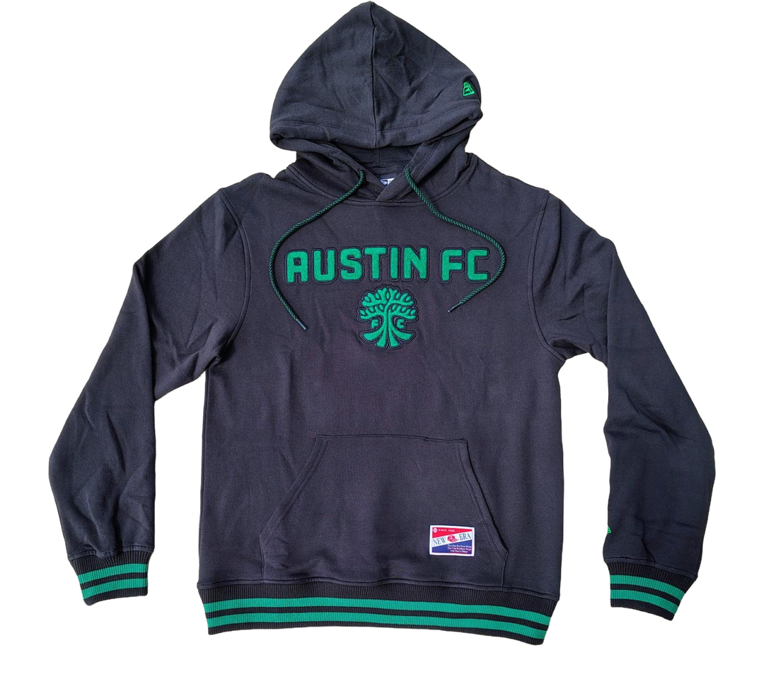 AUSTIN FC BLACK THROWBACK CHENILLE HOODIE