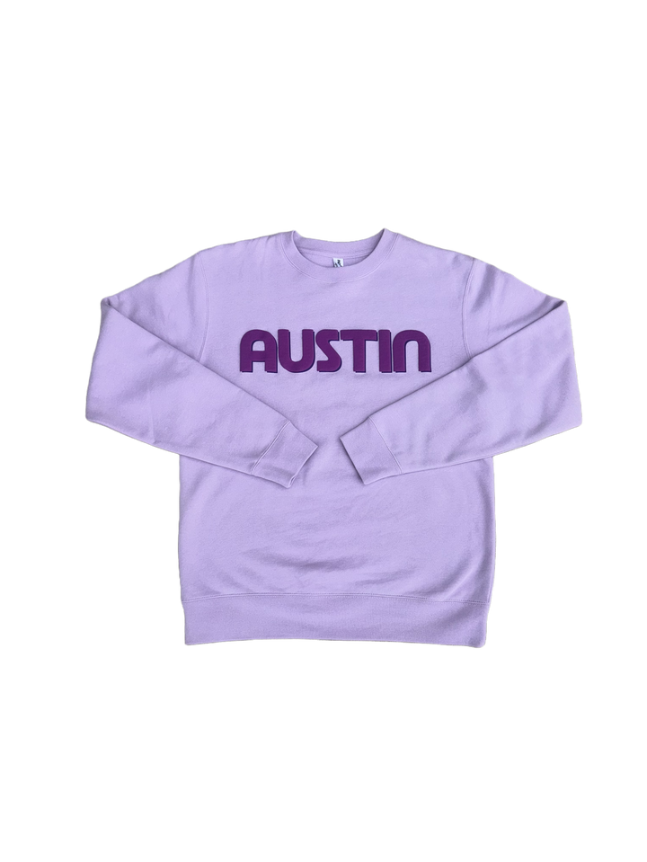 AUSTIN FC LAVENDER PUFF CREWNECK