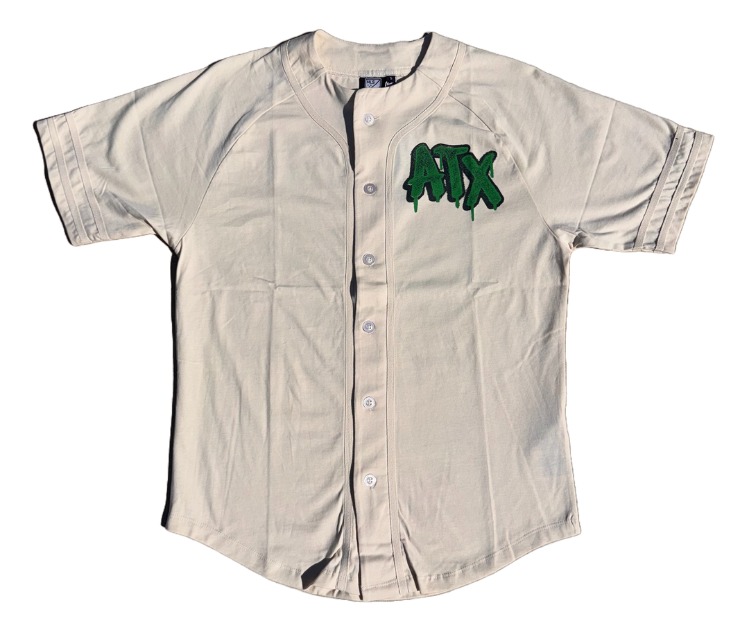 AUSTIN FC OFF WHITE BASEBALL JERSEY
