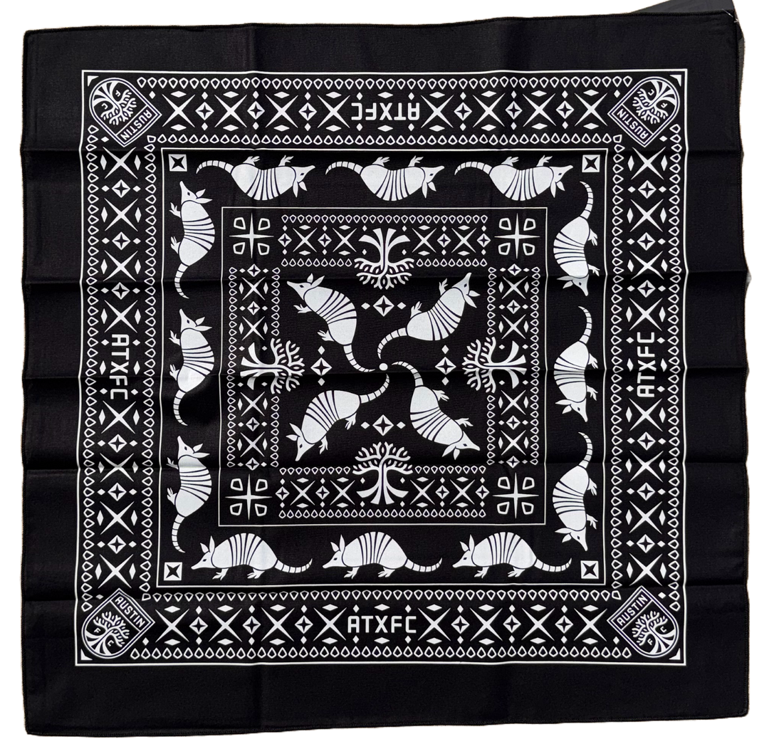 AUSTIN FC BLACK ARMADILLO BANDANA