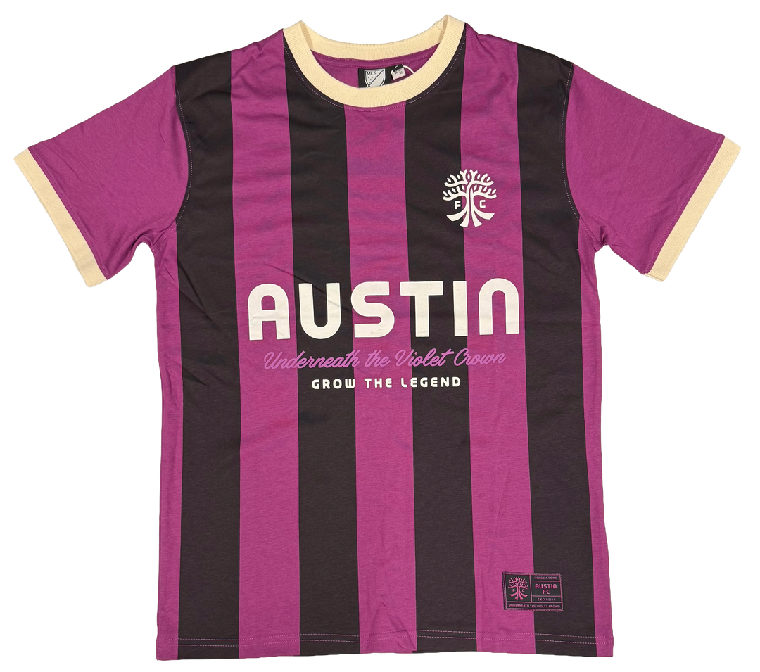 AUSTIN FC PURPLE STRIPED RINGER