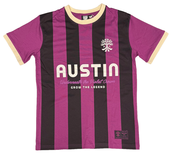 AUSTIN FC PURPLE STRIPED RINGER