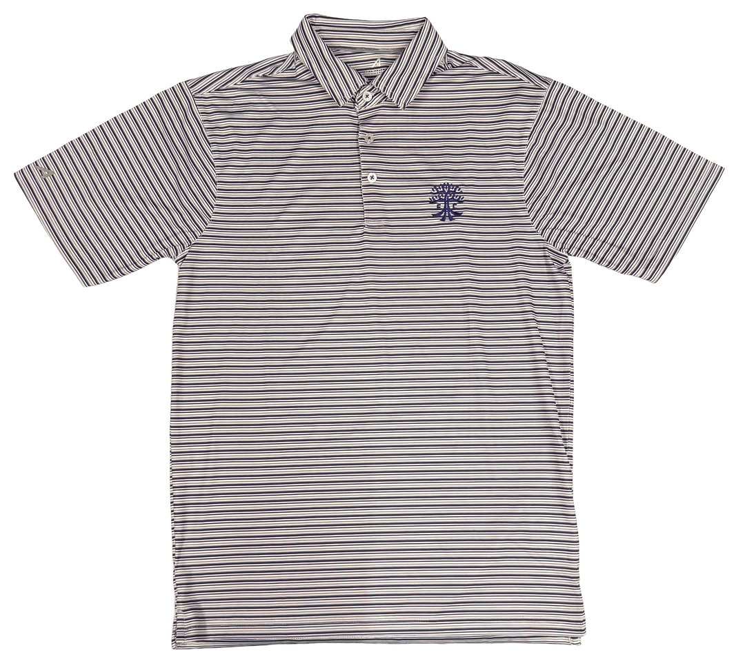 AUSTIN FC PURPLE STRIPE STREAMLINE POLO