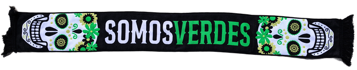 AUSTIN FC HISPANIC HERITAGE SOMOS VERDES SKULLS SCARF