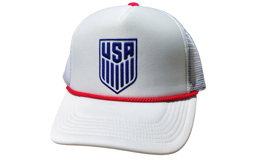 US SOCCER NAVY FOAM TRUCKER HAT